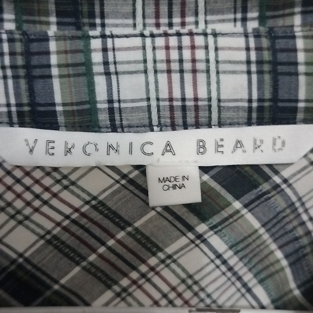 Veronica Beard Valle Plaid Mini-Dress Sz 8 - Picture 9 of 9